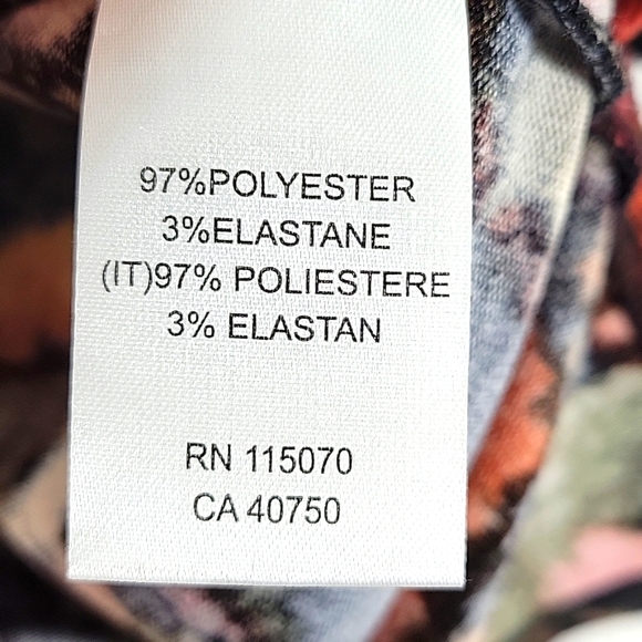 NWOT Nina Leonard Floral Dolce Knit Sweater Tank Size M - Picture 4 of 6